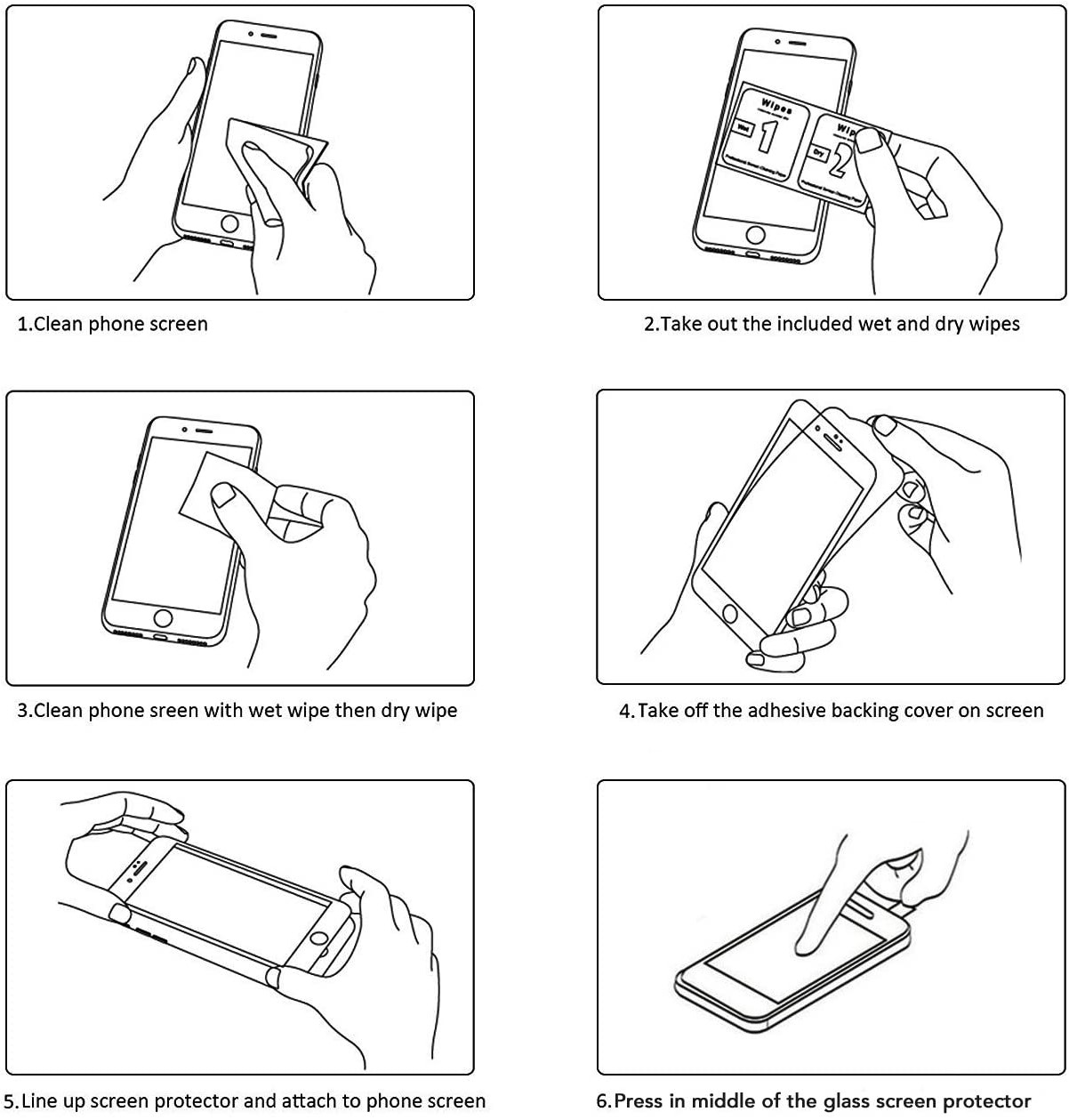 Steps to apply Screen Protector