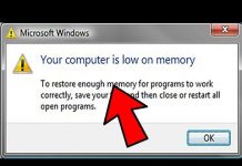 Fix Your Computer Is Low On Memory Warning