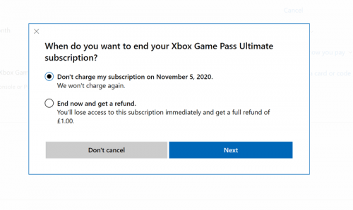 Xbox Game Pass Subscription